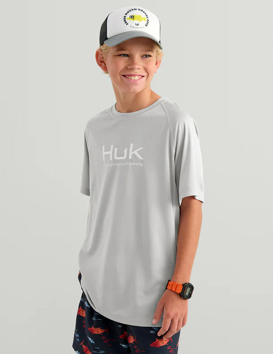 HUK - Kids Pursuit Preformance Crew - Short Sleeve