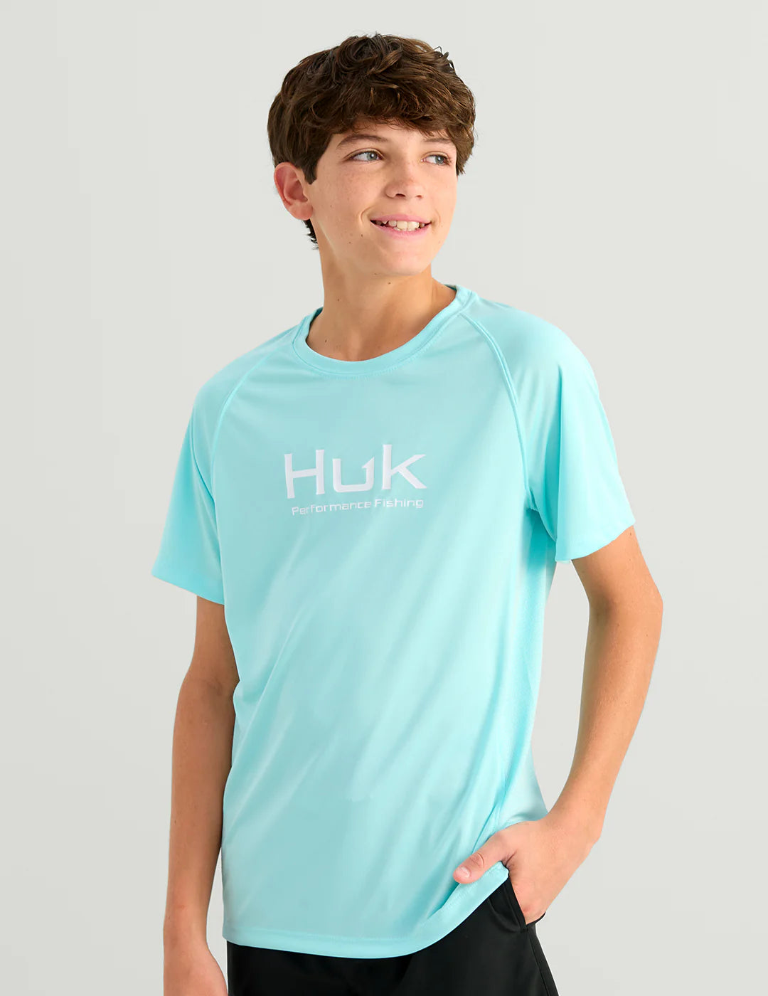 HUK - Kids Pursuit Preformance Crew - Short Sleeve