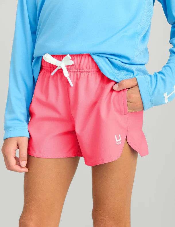 HUK - Girls Pursuit Volley Swim Short