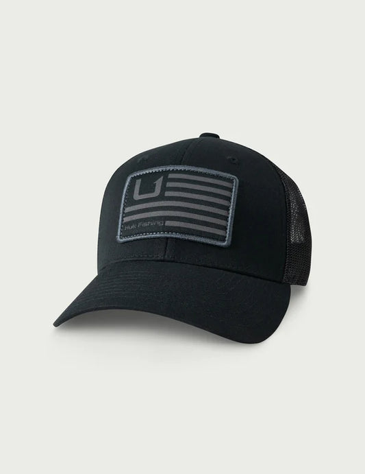HUK - Kids  Huk and Bars Trucker Hat - Black
