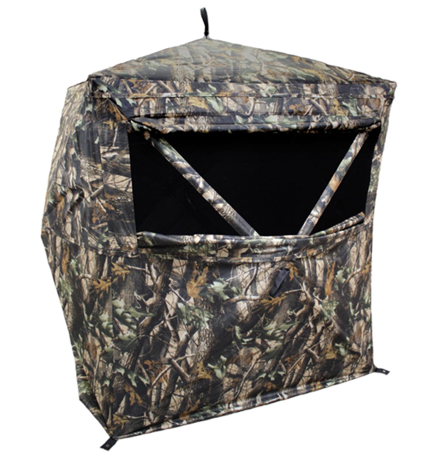 HME - 3-Person Hub Ground Blind - Camo