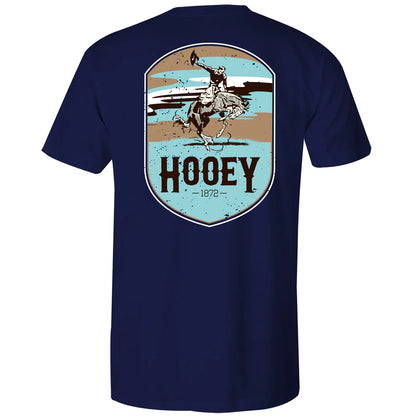 HOOEY - "Cheyenne" Navy Heather Pocket T-Shirt