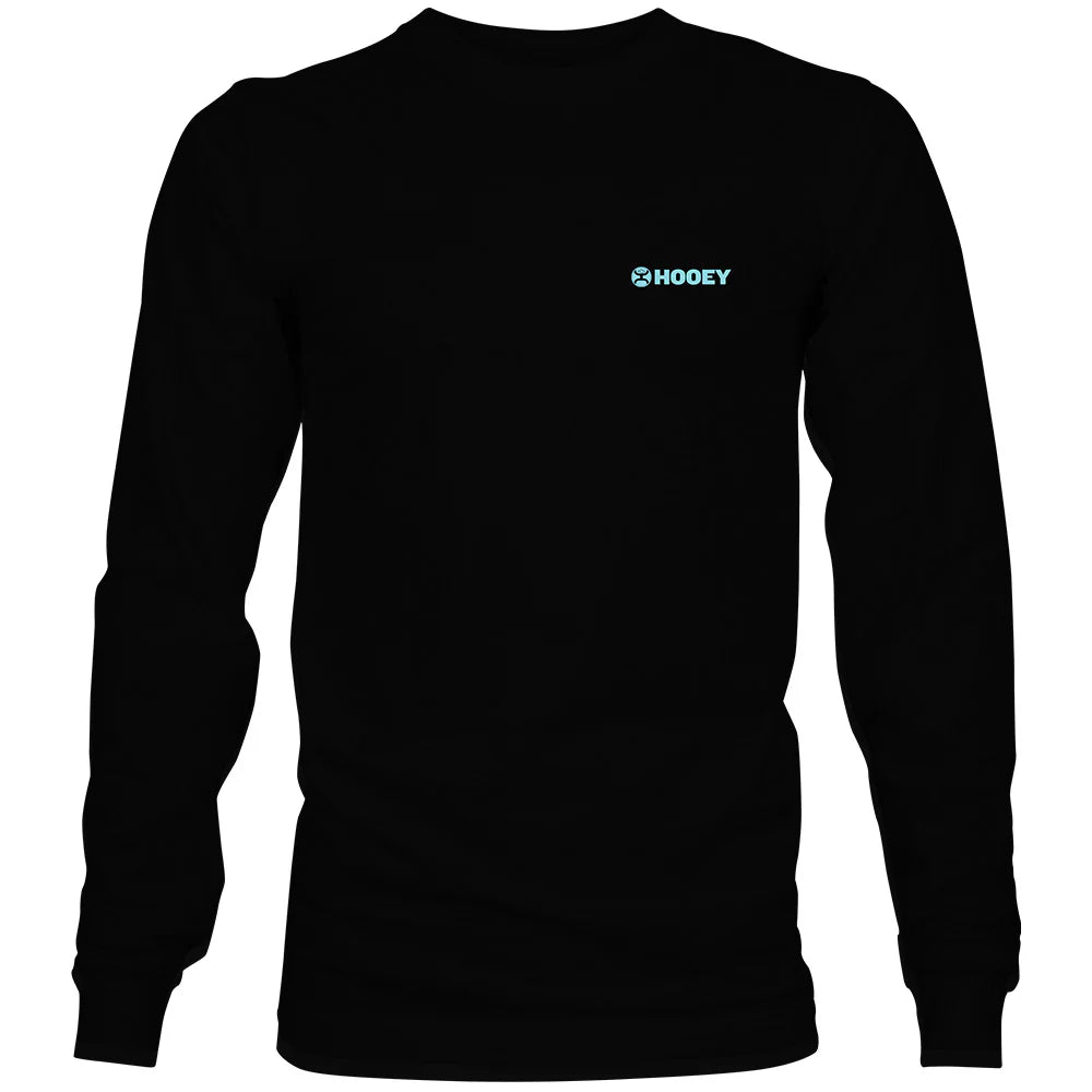 Hooey - "PRCA" Long Sleeve T-shirt Black w/Blue Logo