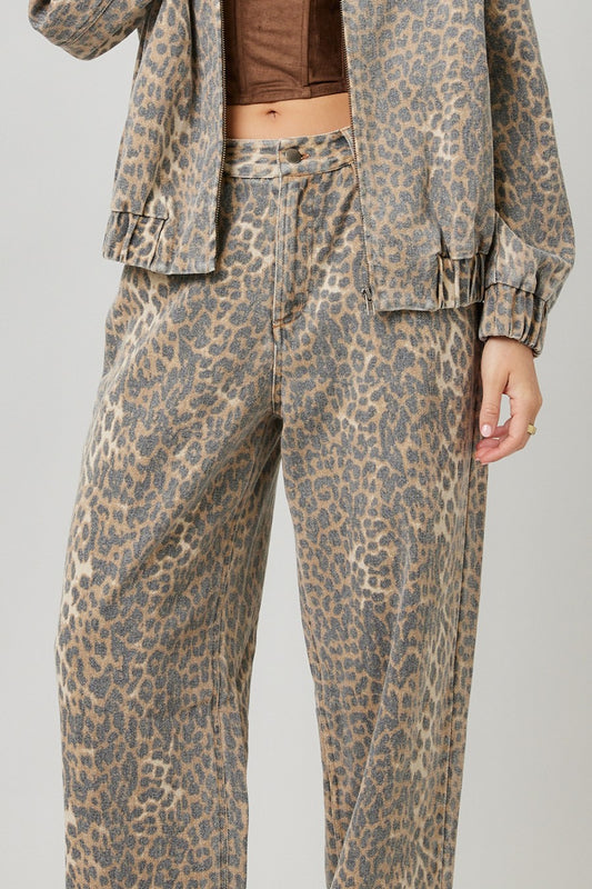 Illa Illa - Leopard Baggy Pants