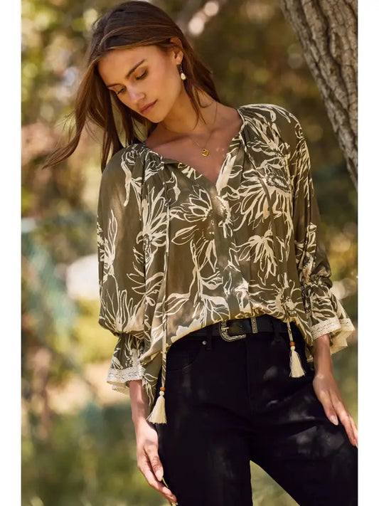 Oddi - Floral Printed Blouse