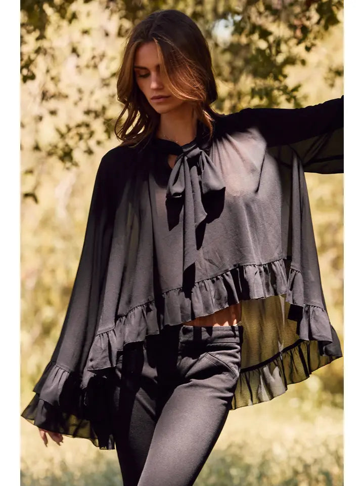 Oddi - Ruffled Chiffon Blouse