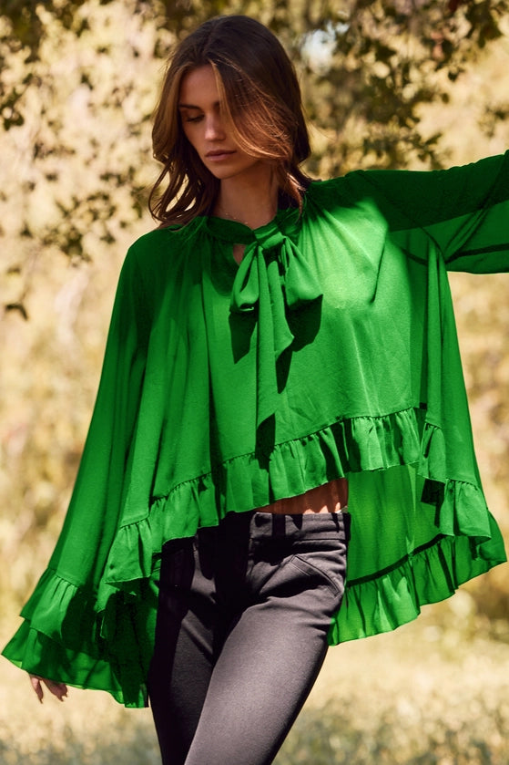 Oddi - Ruffled Chiffon Blouse