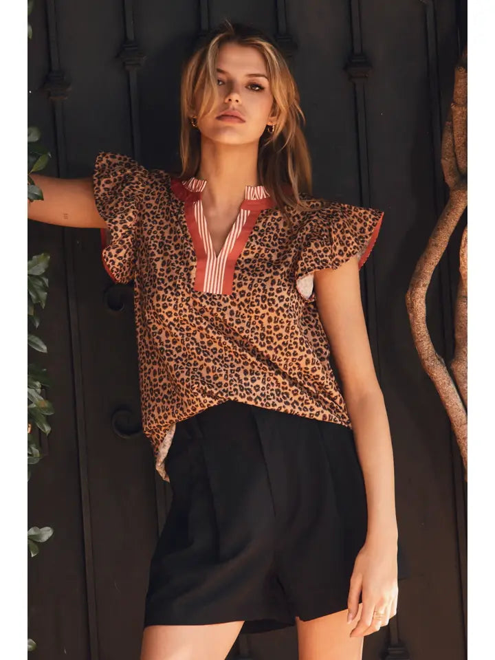 Oddi - Leopard Printed Blouse