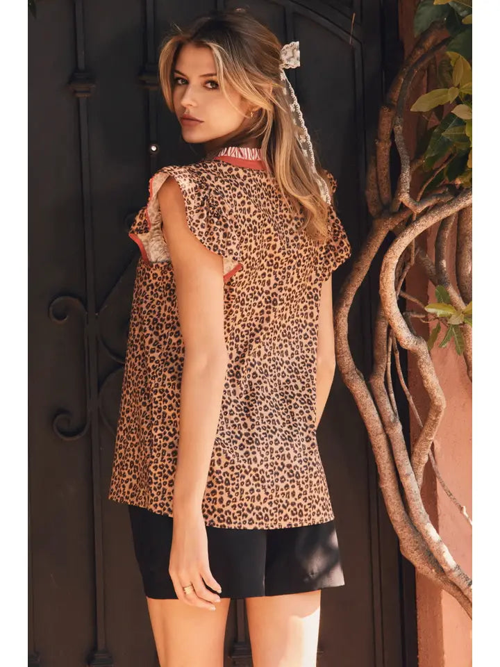 Oddi - Leopard Printed Blouse