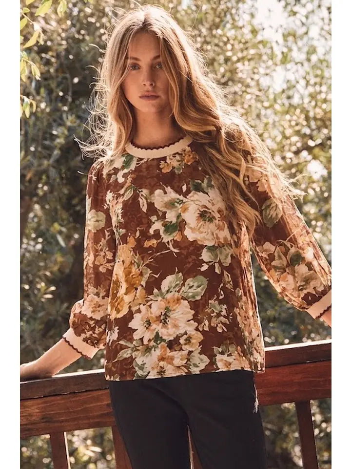 Oddi - Floral Print Blouse