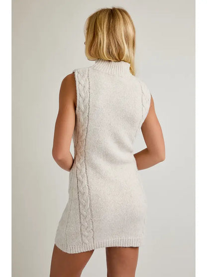 LE LIS - Mock Neck Sweater Dress