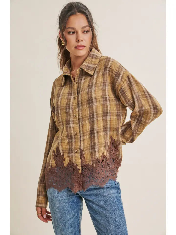 in february - Western Lace Shirt