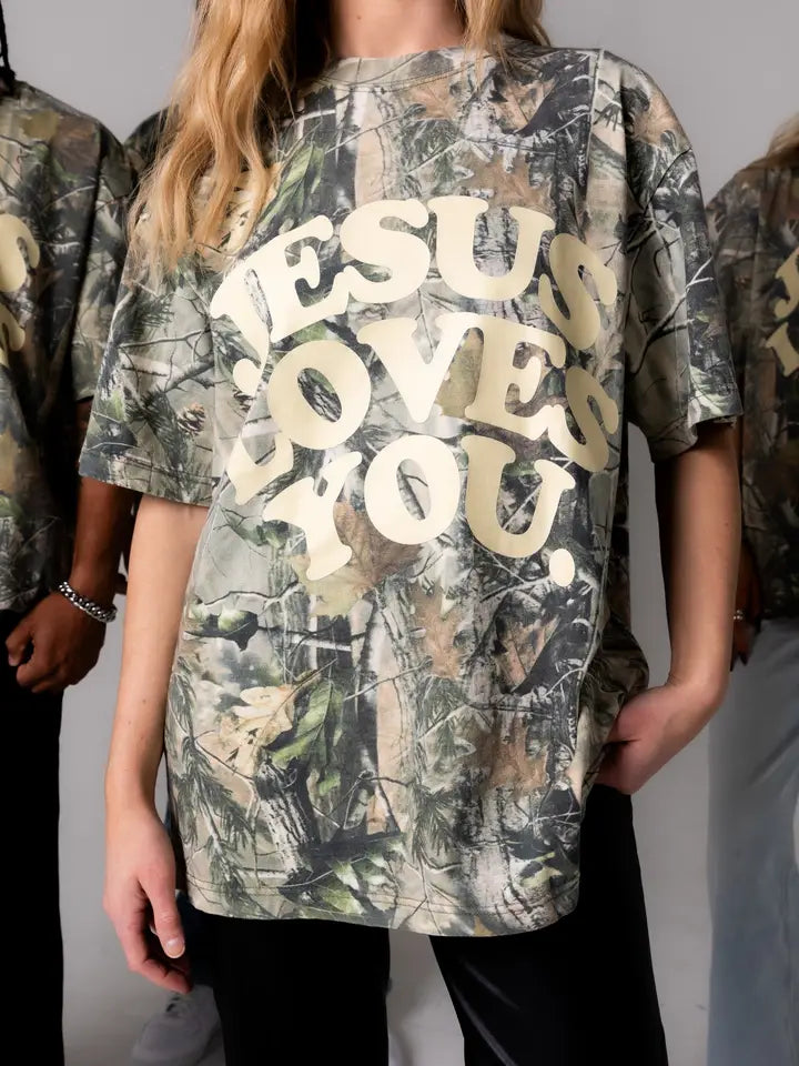 Jesus Loves You Company - Jeasus Loves You Camo Tee