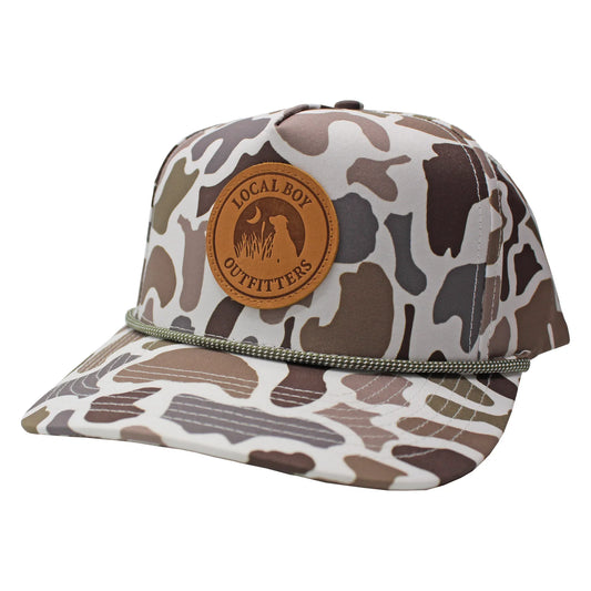 Local Boy Outfitters - Youth Leather Patch High Crown Rope Hat