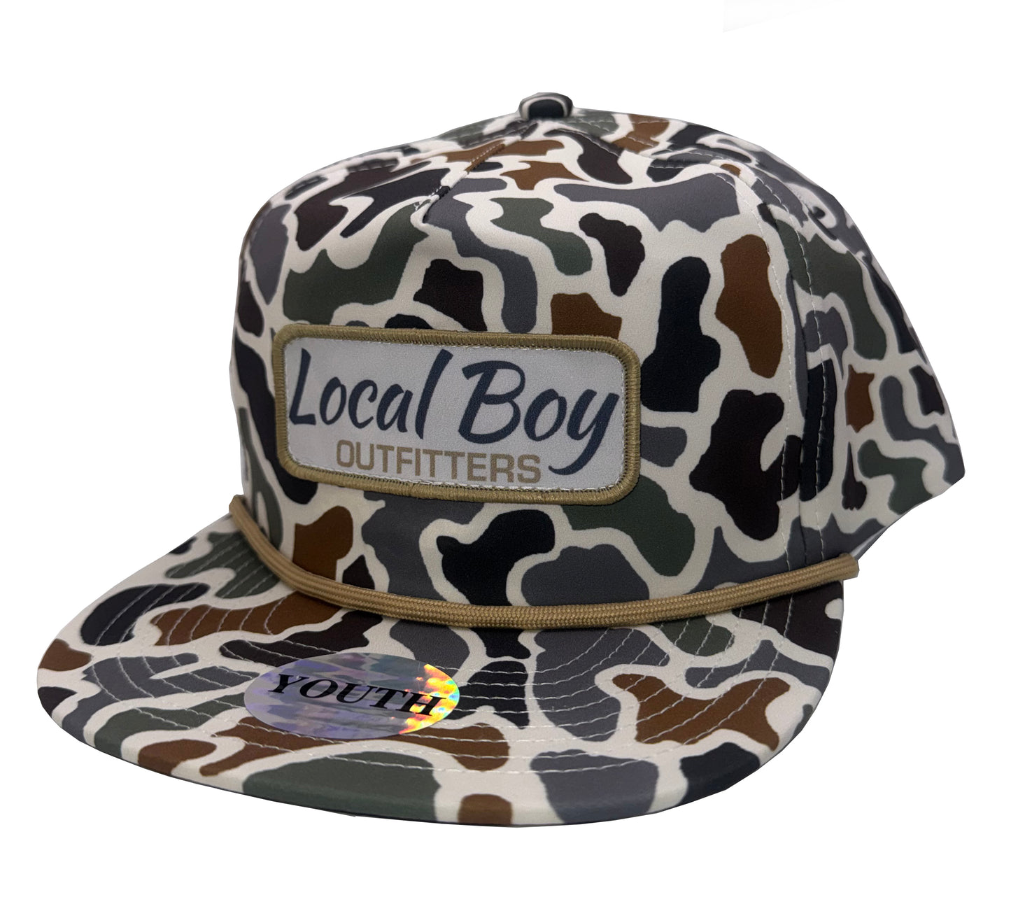 Local Boy Outfitters - Youth Local Insignia Low Profile Rope Hat - Localflage Bluff