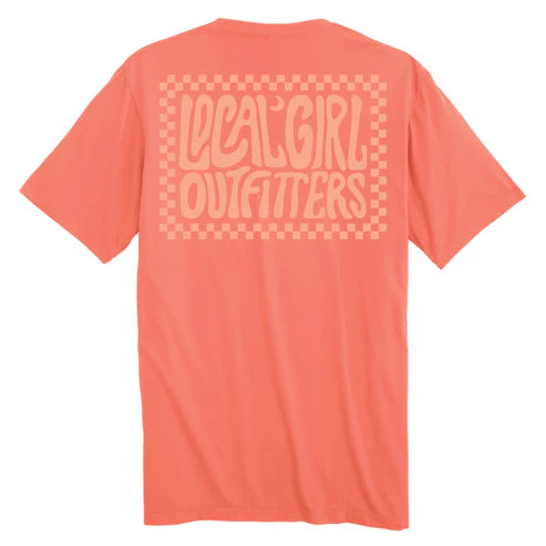 Local Girl Outfitters - LG Checkered Charm SS Tee