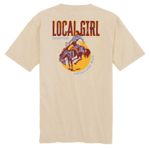 Local Girl Outfitters - LG Stay Wild SS Tee - Latte