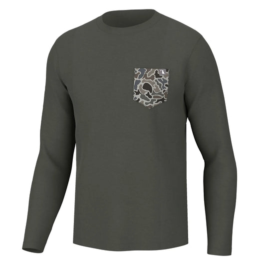Local Boy Outfitters - L/S Heather-Blend Crew