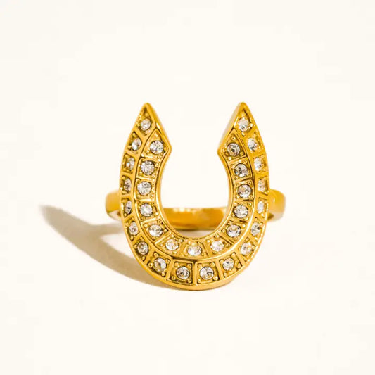 Flânerie by MAIQ - 18K Gold Horseshoe Ring