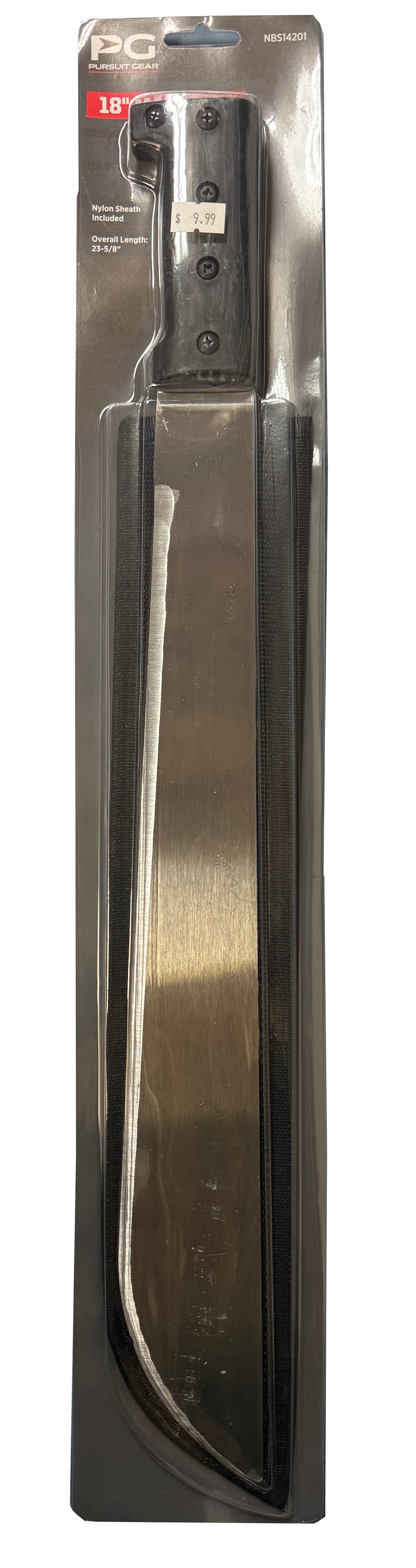 Pursuit Gear - 18" Machete W/ Sheath