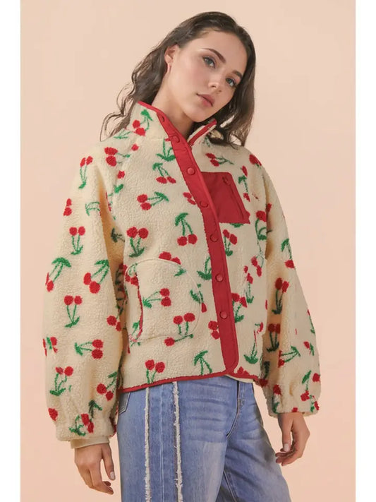 VERY J - Fleece Oversized Jacket