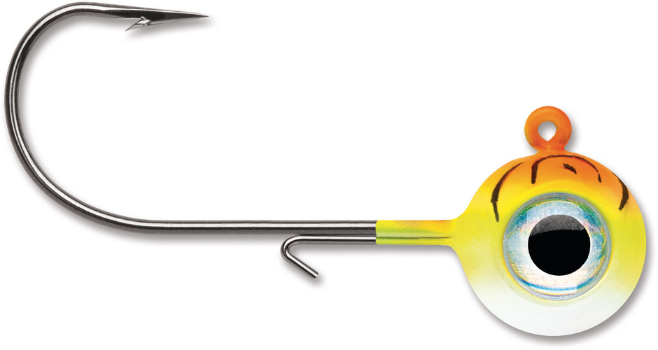 VMC - New Moon Eye Jig - 1/8oz - Orange Fire UV
