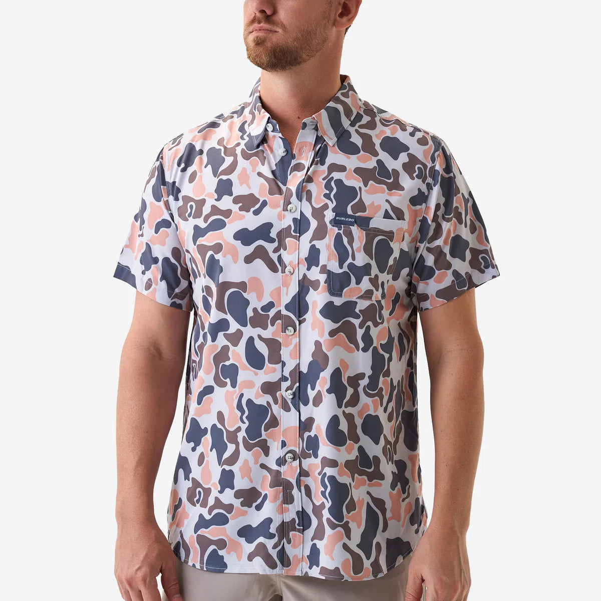 BURLEBO - Performance Button Up - Shot Sleeve