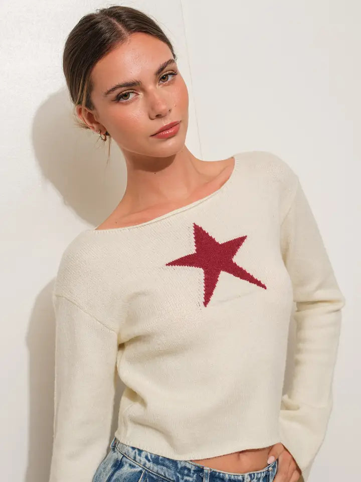 Pretty Garbage - Aria Star Knit Top