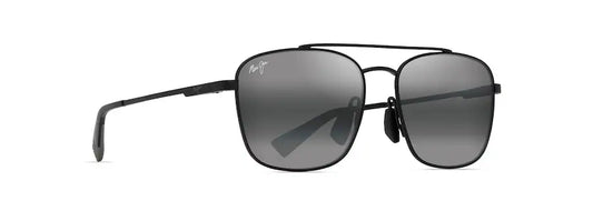 PIWAI AF 645-02 MATTE BLACK W/GREY Sunglasses