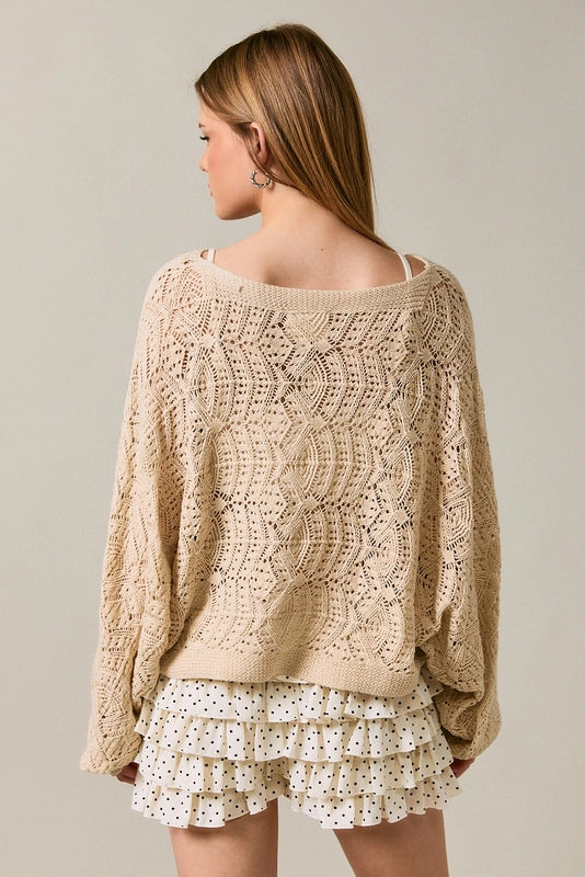 LE LIS - Crochet Cardigan