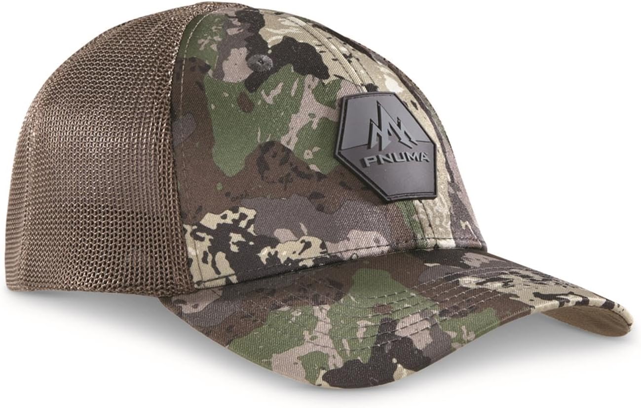 Pnuma Outdoors Mens Caza Camo Trucker Cap