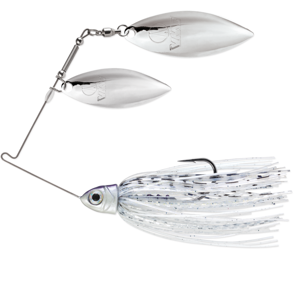 VMC - Double Willow Spinnerbait - 3/8OZ #5/0 - Silver Shiner
