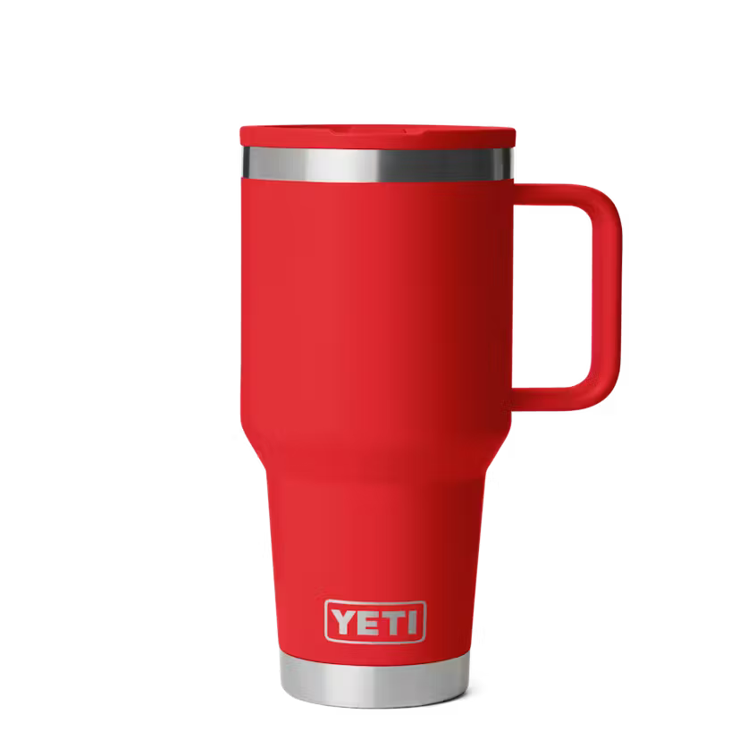 YETI - Rambler 30oz Travel Straw Mug - Rescue Red