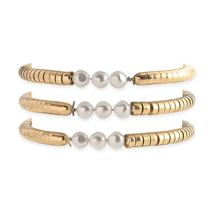 Myra Bag - Of Gold & Pearls Bracelet