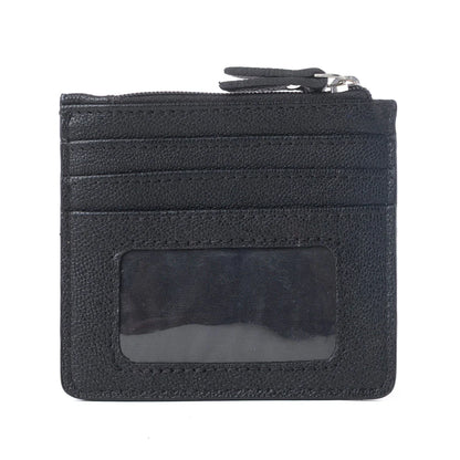 MYRA - Briar Creek Leather Credit Card Holder - Ebony Caramel