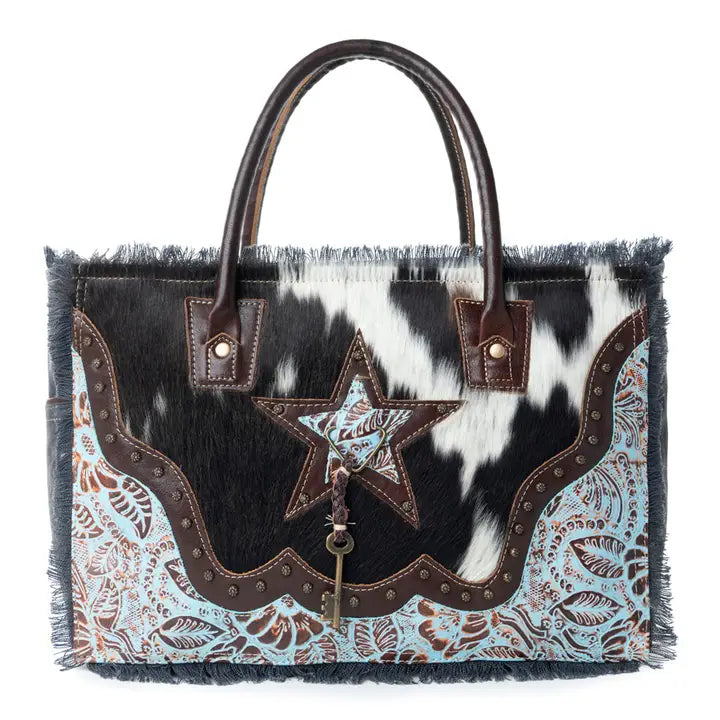 Myra Bag - Articulate Canvas & Hairon Bag