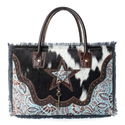 Myra Bag - Articulate Canvas & Hairon Bag