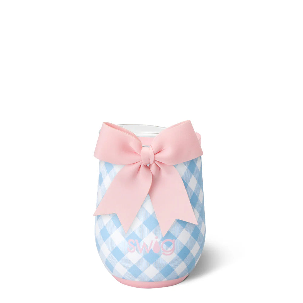 Swig - Gingham Wine Cup - 12oz