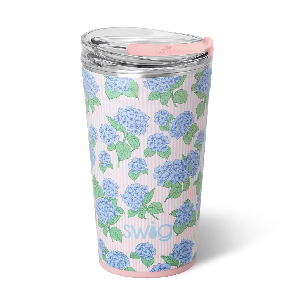 Swig - Hydrangeas Party Cup - 24oz
