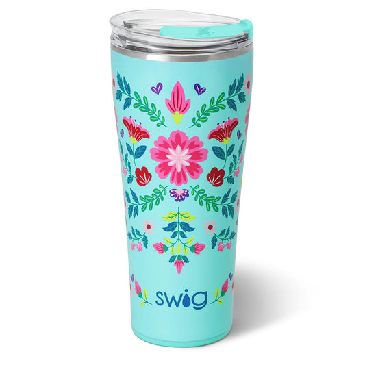 Swig - Flora Azul - Tumbler - 32oz