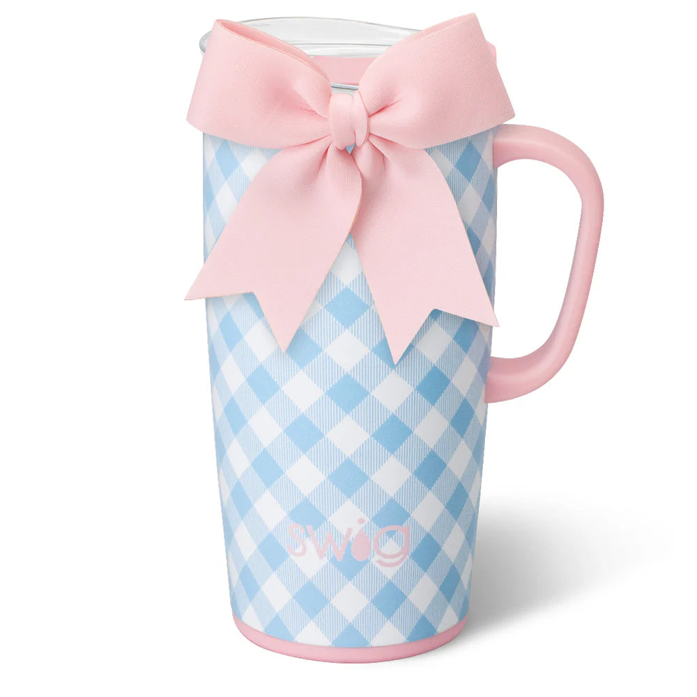 Swig - Gingham Travel Mug - 22oz