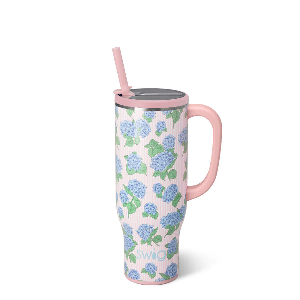 Swig - Hydrangeas Mega Mug - 30oz