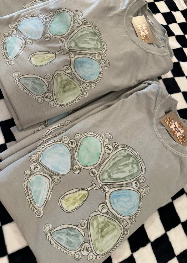 Spur Lane Co. - Western Turquoise Jewel Tee