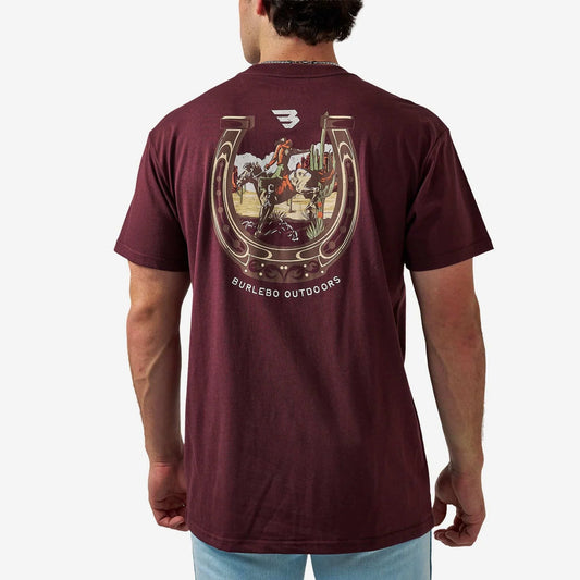 BURLEBO - Short Sleeve Tee - Iron Sharpens Iron - Black