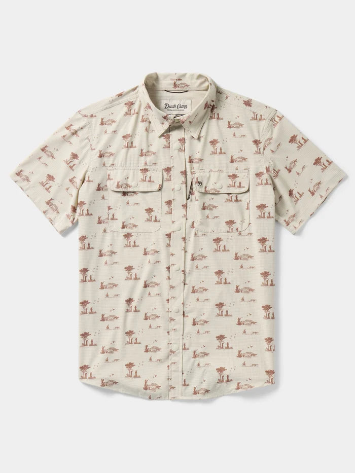 Duck Camp - Cast & Blast Perforated Shirt - Short Sleeve