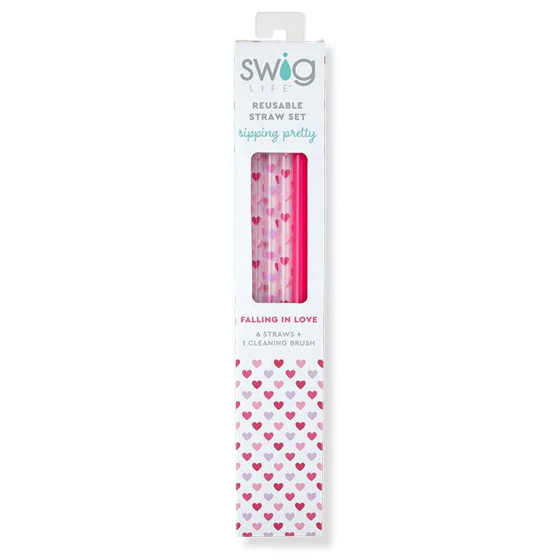 Swig - Falling In Love Straw Set