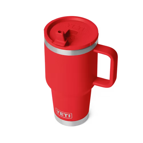 YETI - Rambler 30oz Travel Straw Mug - Rescue Red