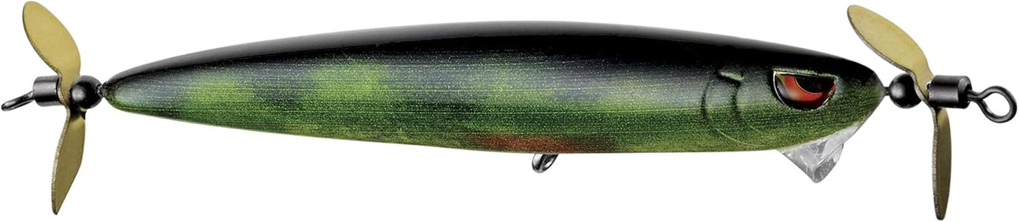 Spro SPJ80RPC Spin John 5/16 Oz Real Perch Fishing Topwater Freshwater Lure