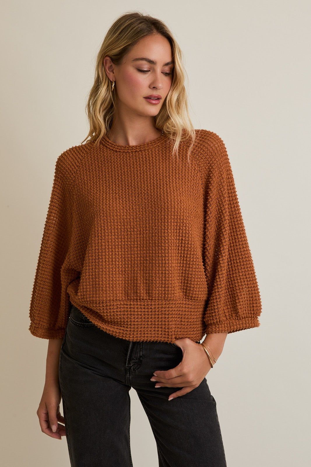 Gilli - Round Neck Long Sleeve Top
