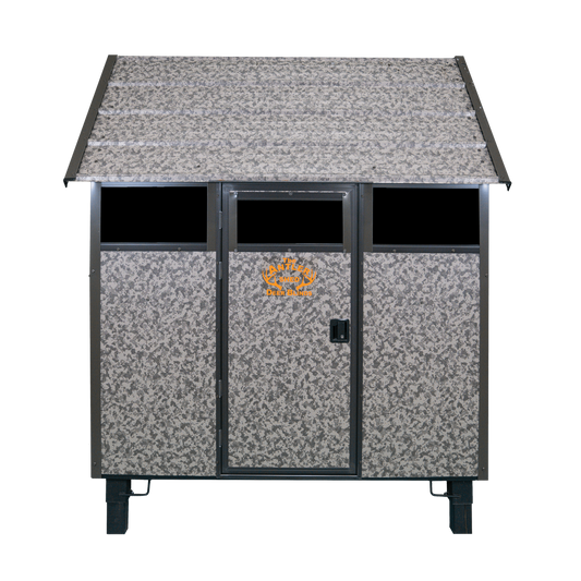 The Antler Shed - 4x6 Blind w/Horizantal Slider Window